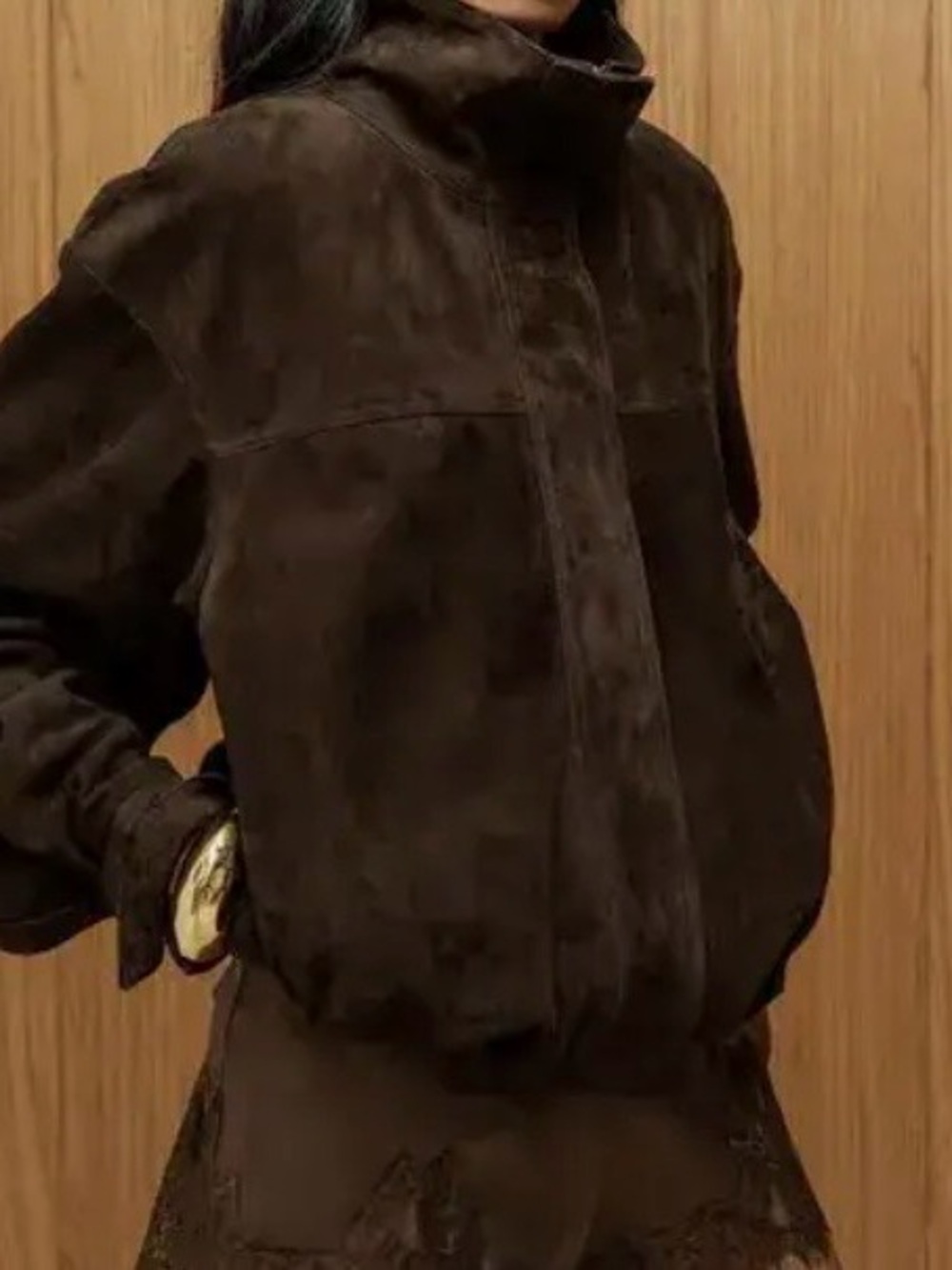 Reformation Veda Kendall Suede Jacket